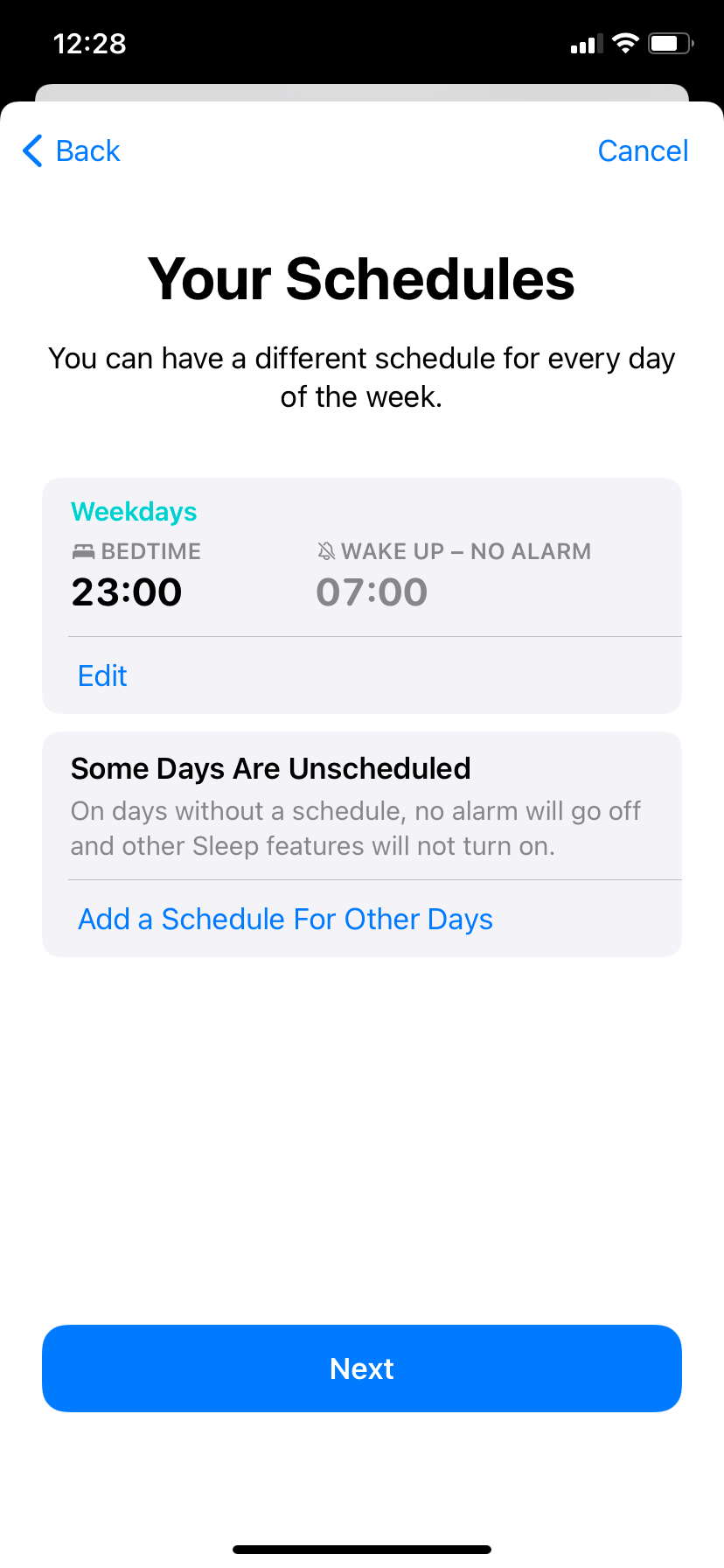 ваши расписания сна