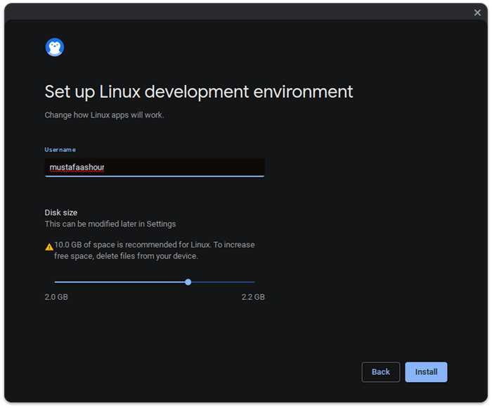 Chrome Os Flex Setting Linux Up 2
