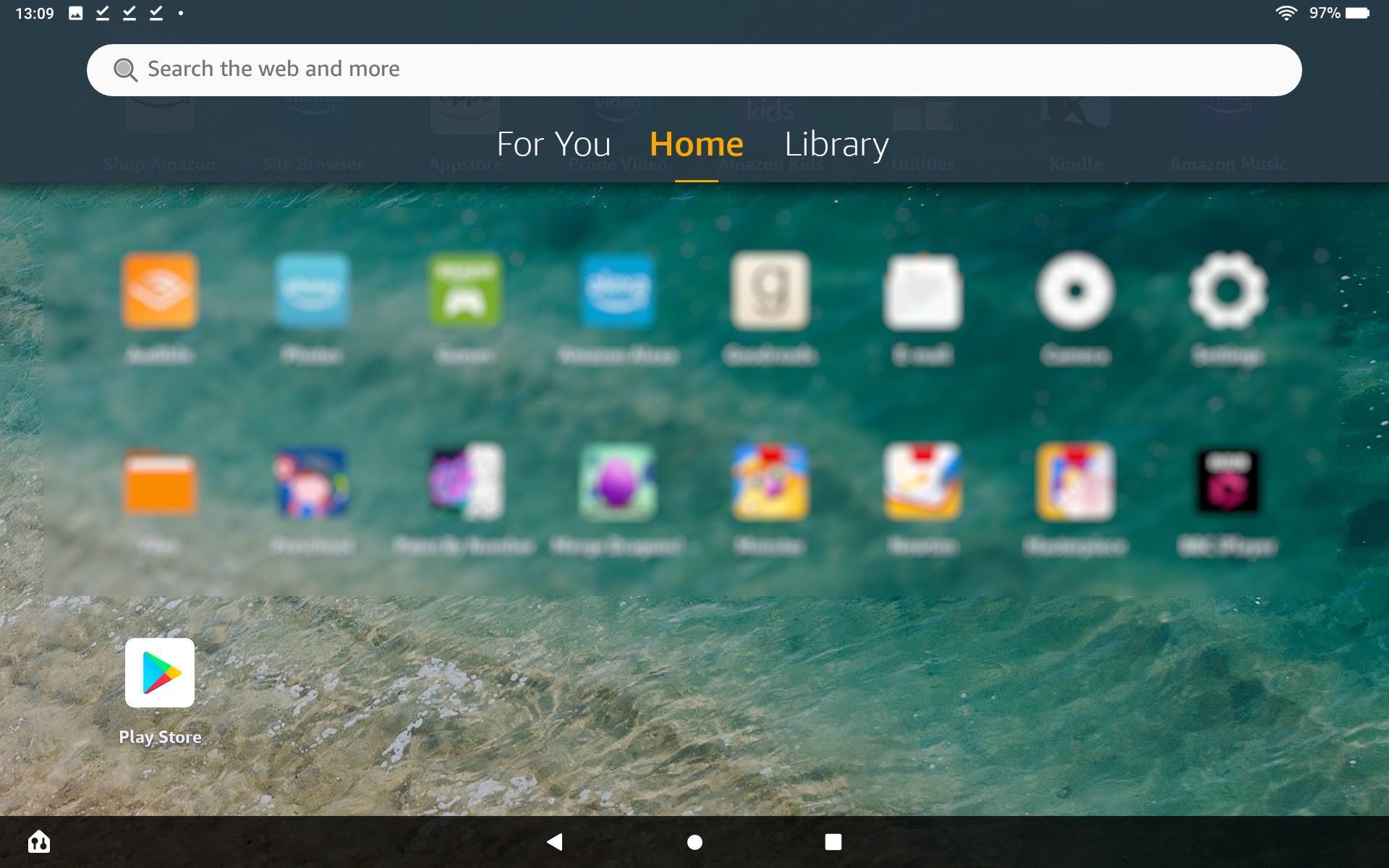 Установка Google Play на планшете Amazon Fire
