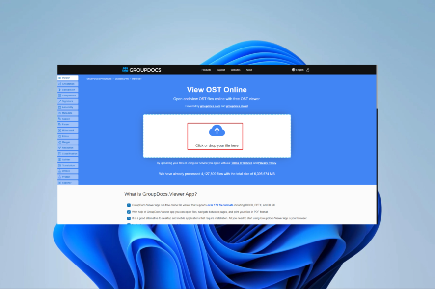 Как открыть файл OST в Windows 11