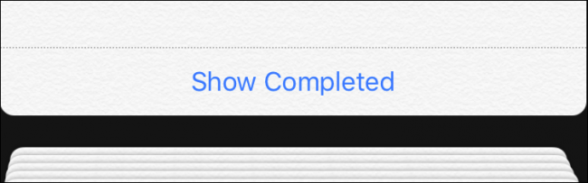 Экран со списками напоминаний на iPhone с подсчётом задач