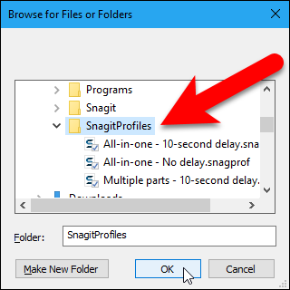 Навигация и выбор папки для добавления в резервную копию