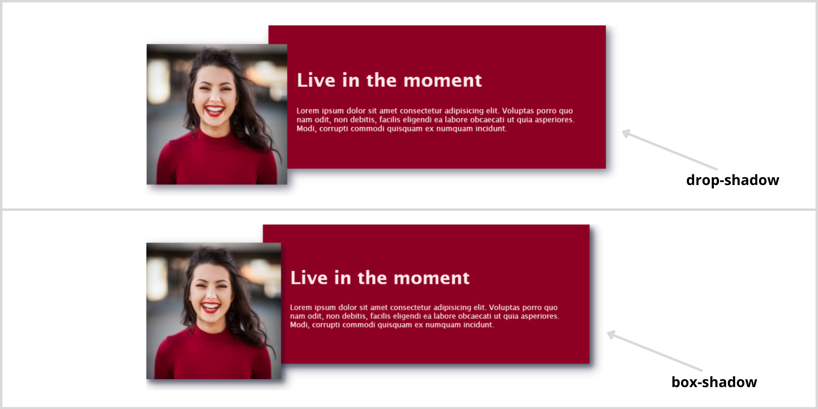 drop-shadow и box-shadow на сгруппированных элементах