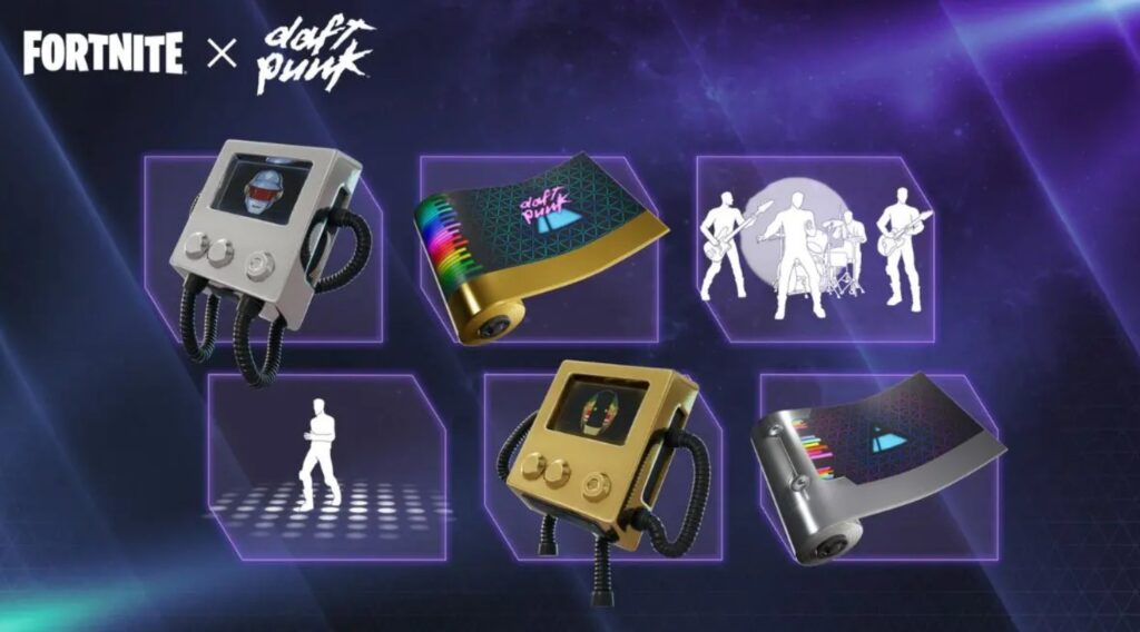 Come ottenere le spray gratuite di Daft Punk in Fortnite
