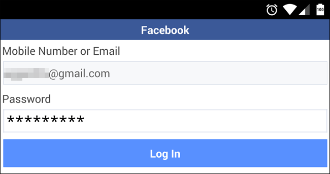 Главный экран Facebook Lite с иконкой Lite в меню приложений