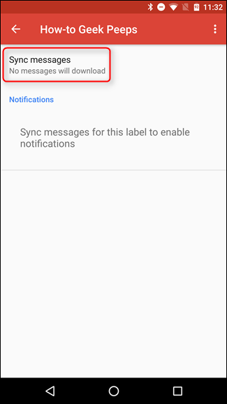 Скриншот: выбор синхронизации метки — последние 30 дней