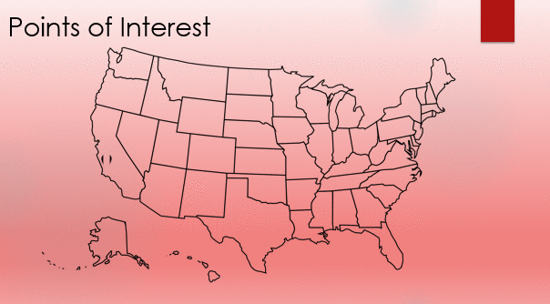 Анимация появления меток на слайде