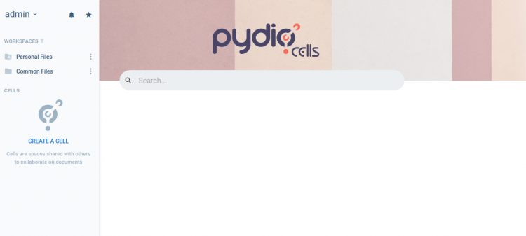 Дашборд Pydio