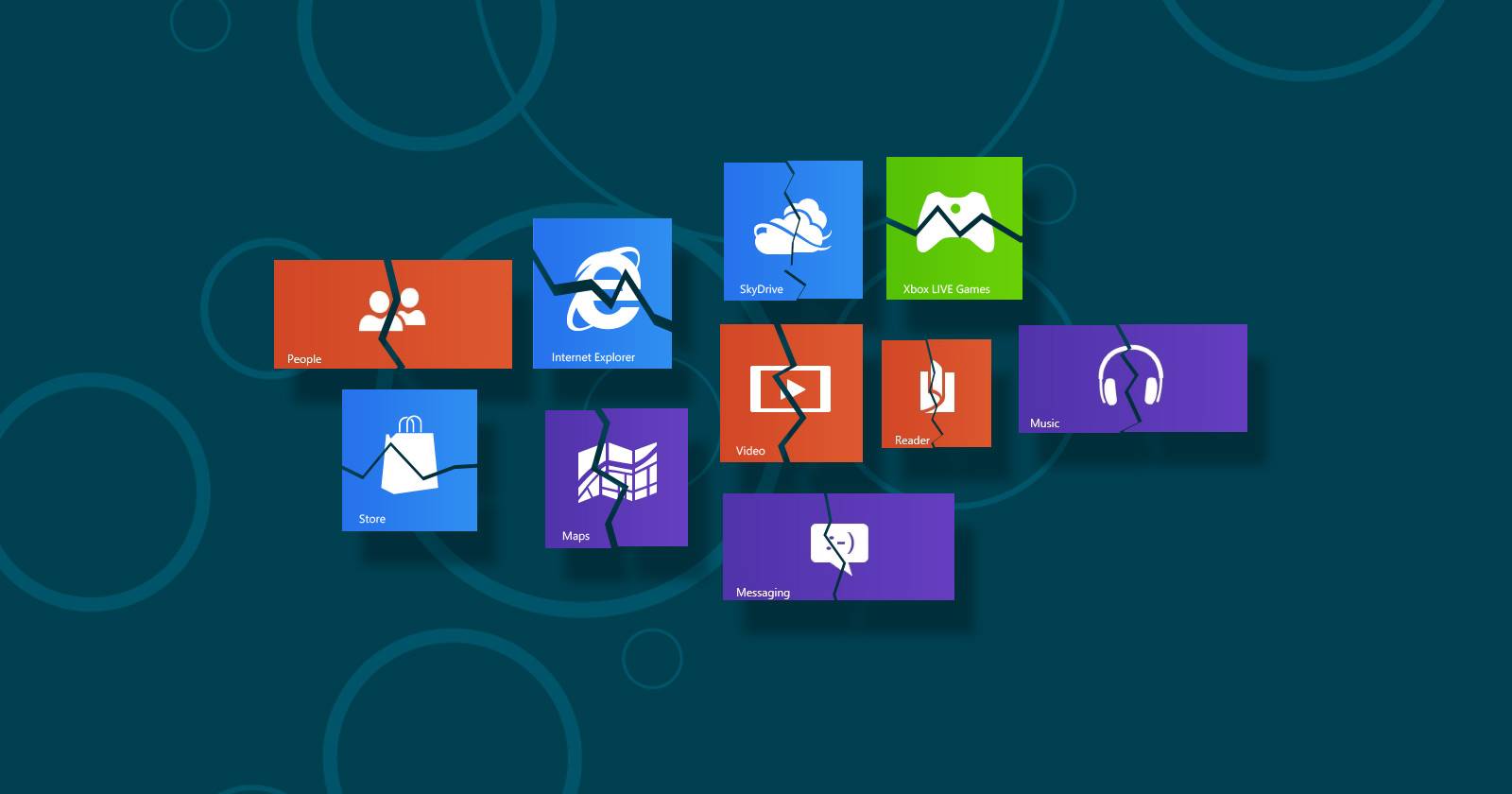 Удаление пустых плиток после обновления до Windows 8.1