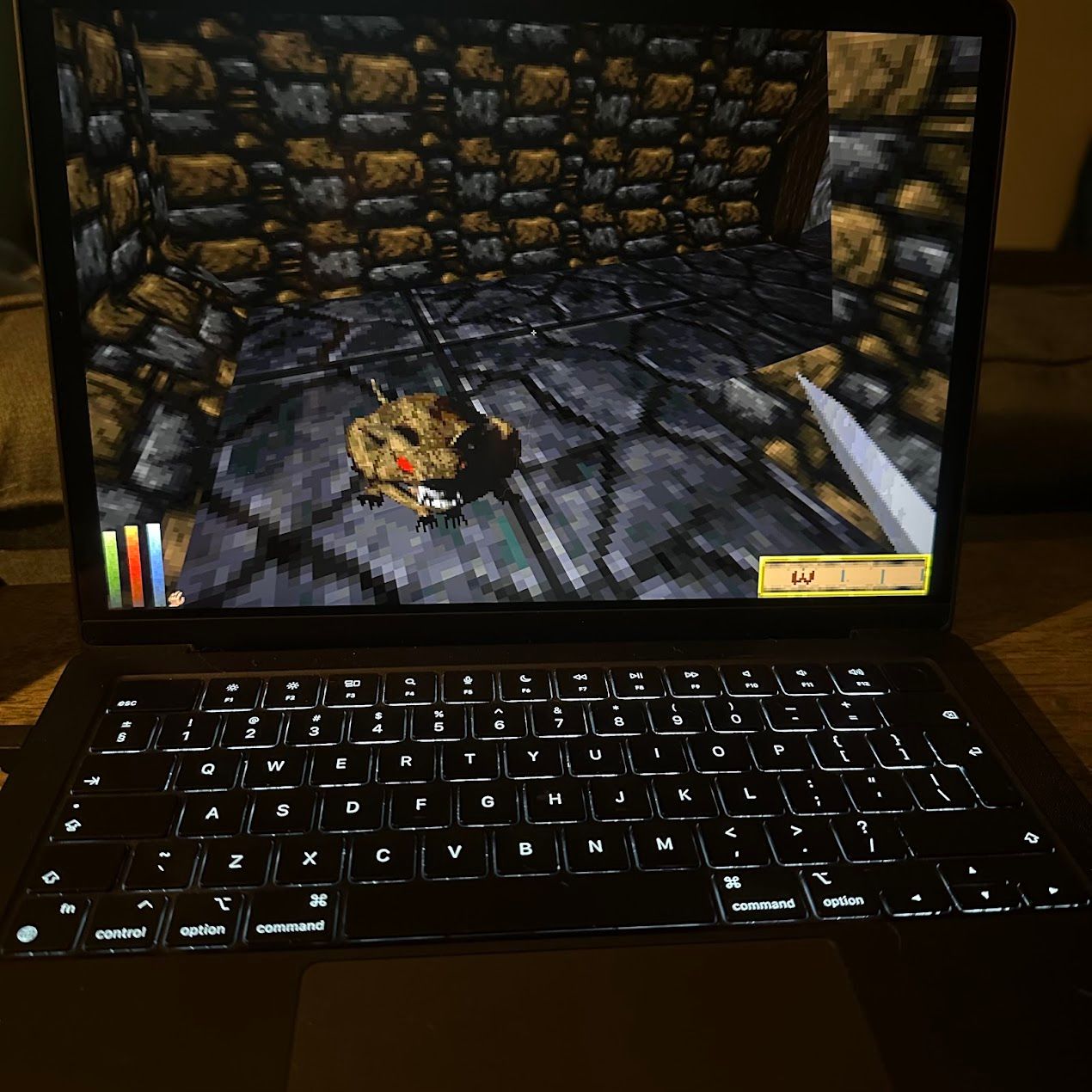 Daggerfall Unity на MacBook Pro.