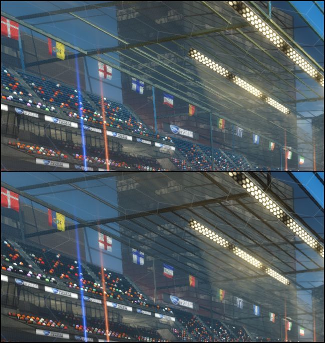 Пример влияния качественных шейдеров на отражение и освещение