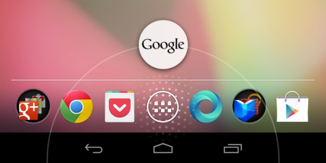 Главный экран: доступ к Google Now