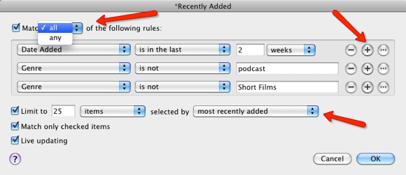 Добавление дополнительных правил