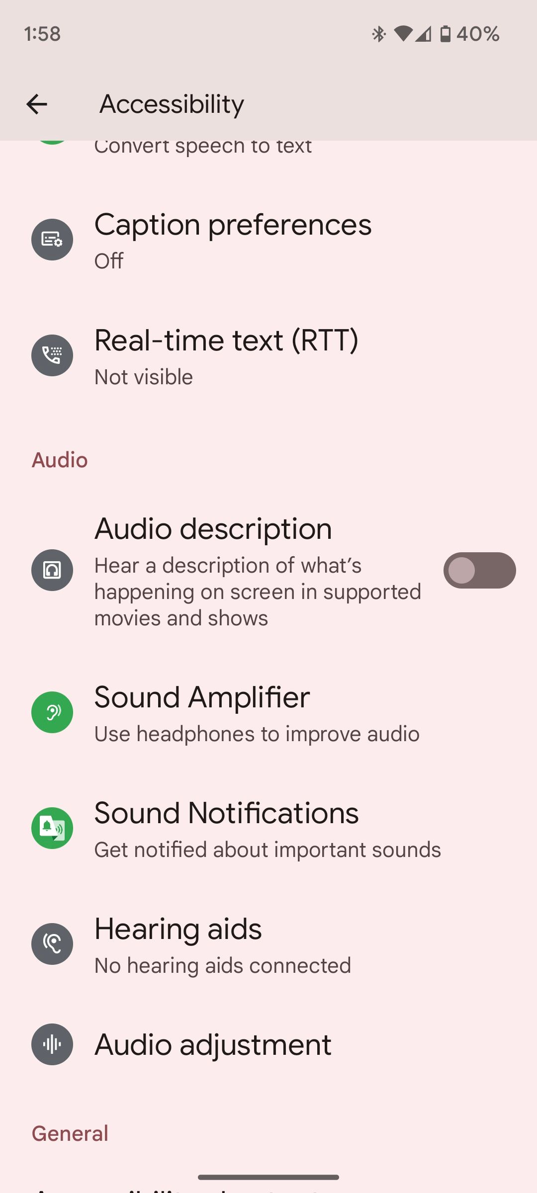 Sound Notifications в приложении Настройки