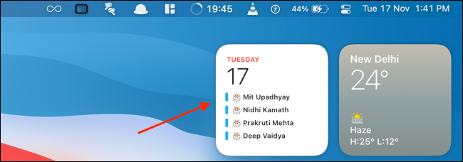 Widget Resized to Small