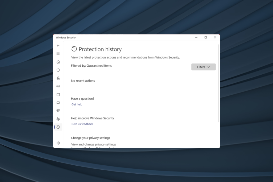 Восстановить файлы, удалённые Windows Defender