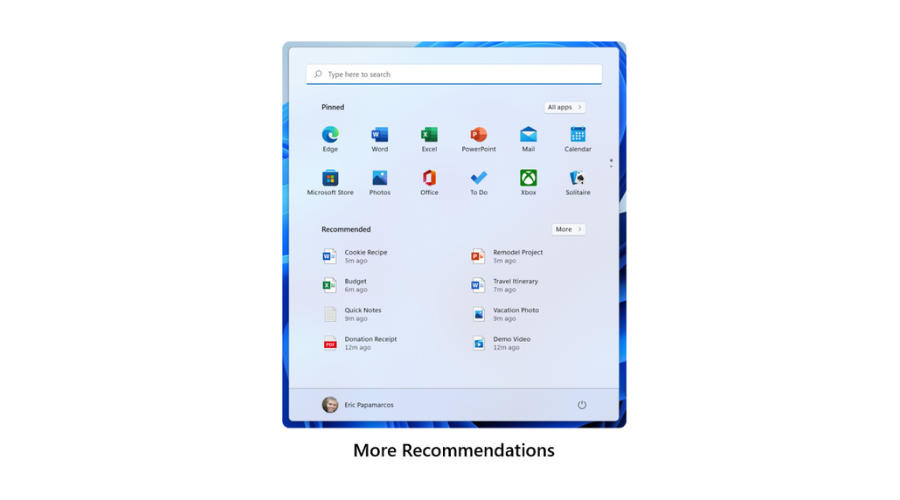 Опция More recommendations для отображения дополнительной строки рекомендаций