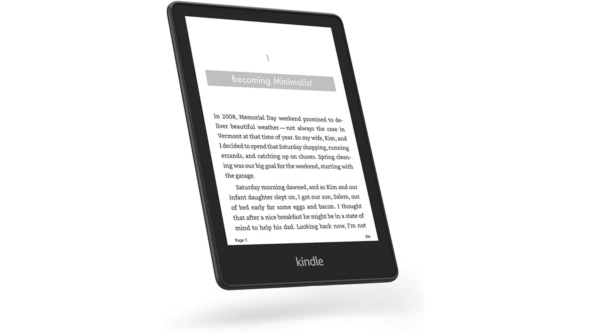 Kindle Paperwhite Signature Edition с функцией беспроводной зарядки.