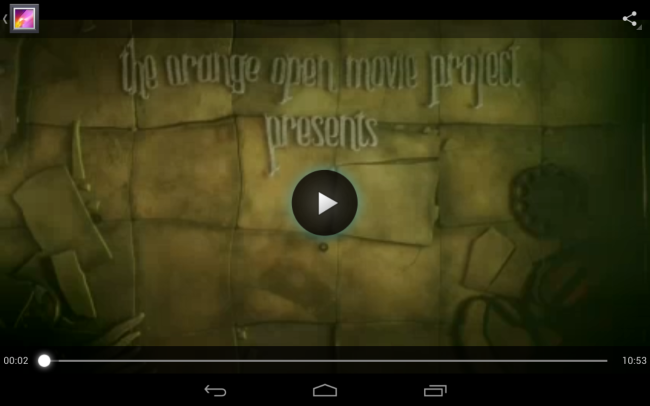 Воспроизведение MP4 напрямую из общей папки через ES File Explorer