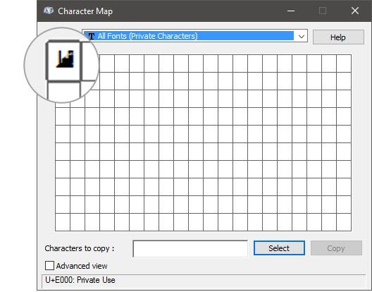 Character Map