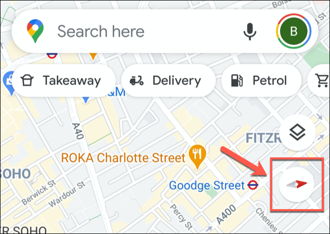 Как определить направление в Google Maps