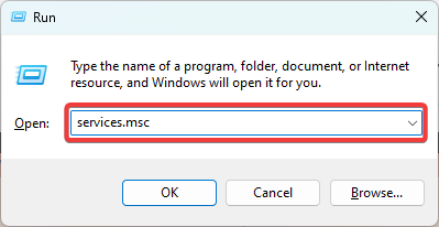 Окно служб Windows со списком сервисов