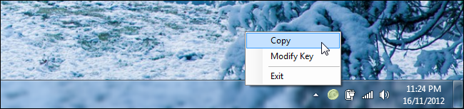 Скриншот Google Authenticator для Windows