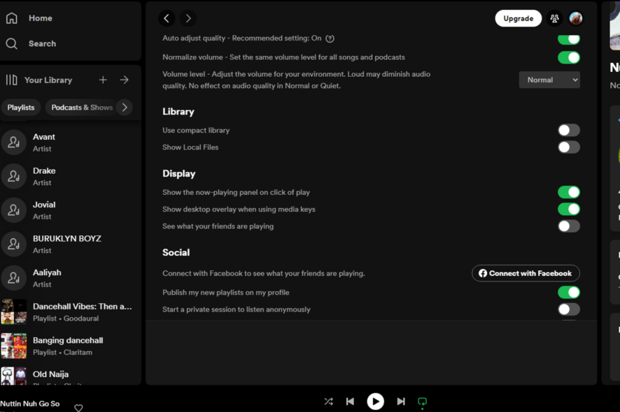 Spotify оверлей не работает в Windows 11 — исправление
