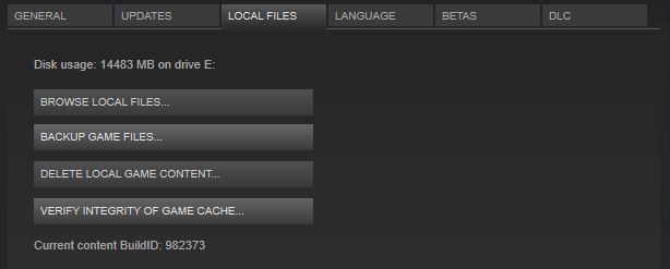 Проверить целостность файлов