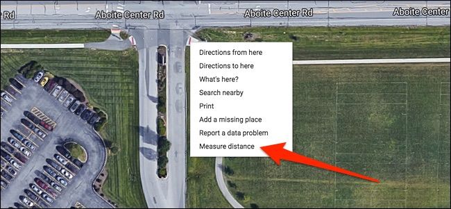 Измерение расстояний в Google Картах