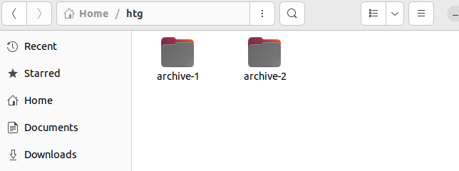 Переименованный каталог в окне файлового менеджера