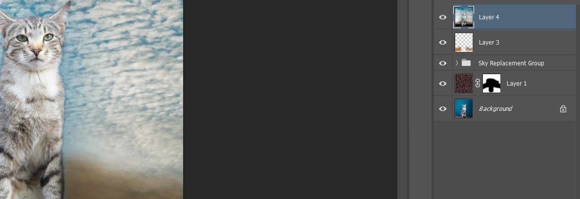 Штамп видимых слоёв для финальной обработки