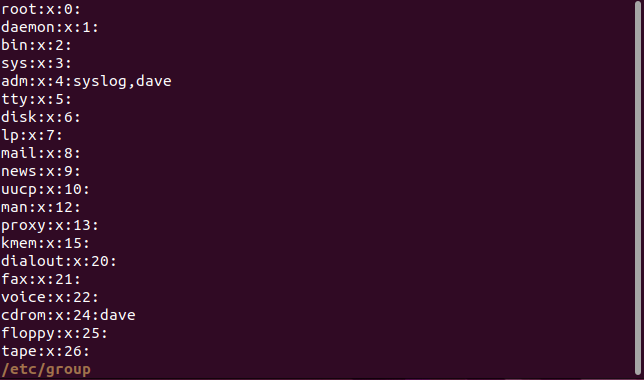 Проверка состава групп в Linux