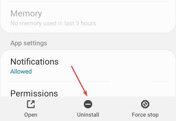 Удаление приложения на Android