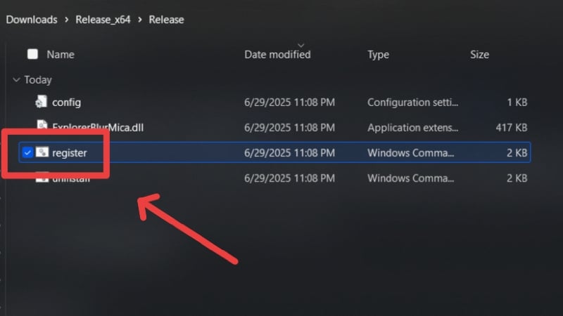register explorer bluemica