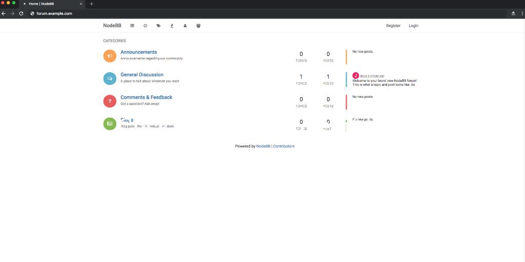 Установка NodeBB на CentOS 7 — пошаговый гайд