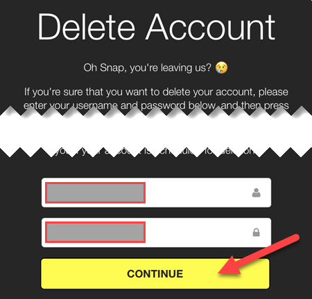 Введите данные учётной записи и нажмите «Продолжить»