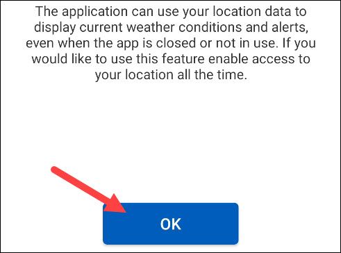 Диалог запроса разрешения на местоположение в Android