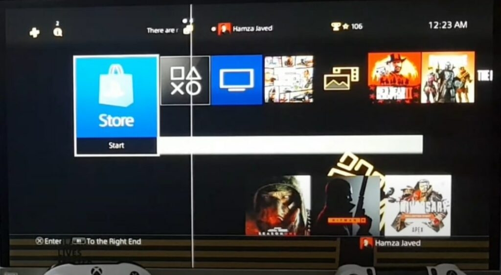 Descarga de la app Media Player desde PlayStation Store en PS4.