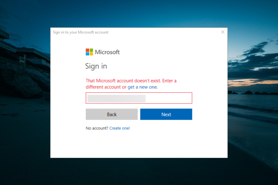 Учётная запись Microsoft не найдена — как восстановить