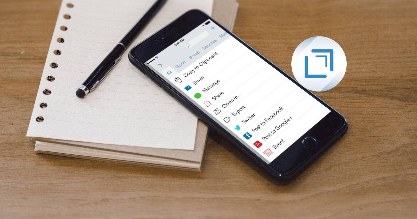 iPhone с открытым приложением для заметок и пользовательским шрифтом