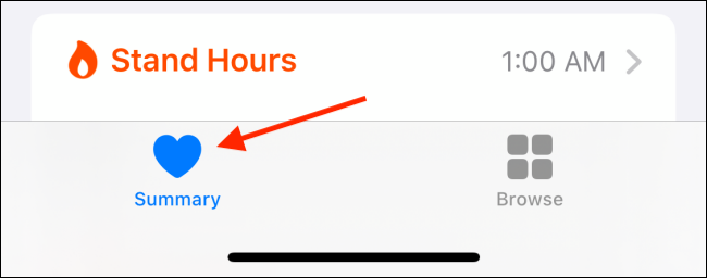 Нажмите на вкладку Summary