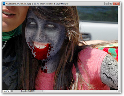 Пример настроек режимов наложения для корректирующих слоёв