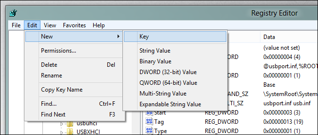 Создание DWORD DisableOnSoftRemove