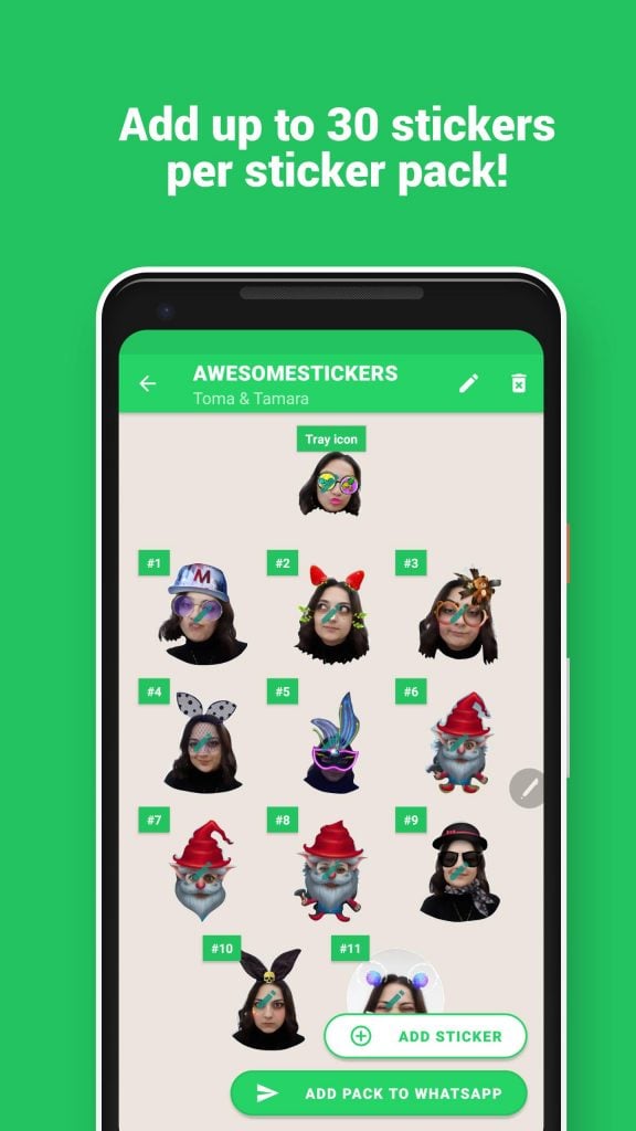 Пример: результат ручного вырезания и добавления в WhatsApp