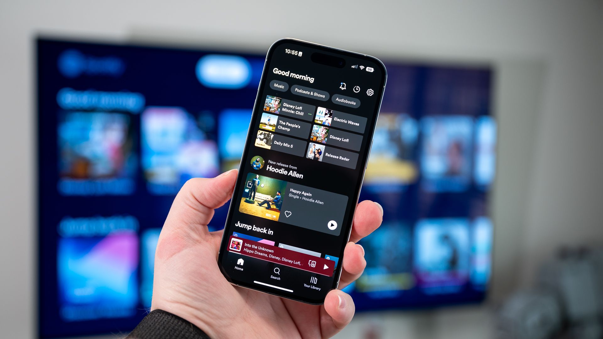 Отключение явного контента в Spotify