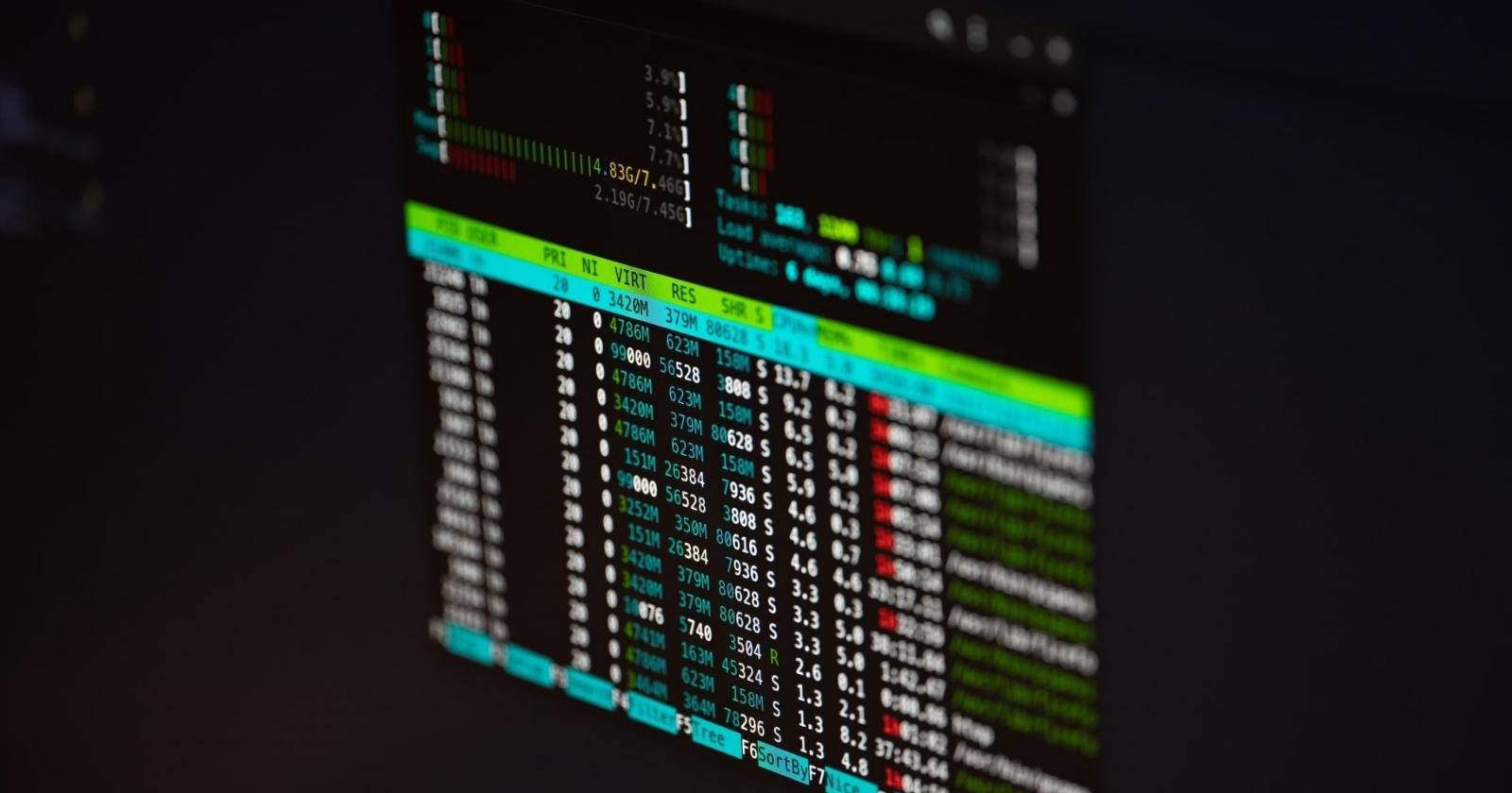 Демон в терминале Linux, показывающий запущенный фоновый процесс