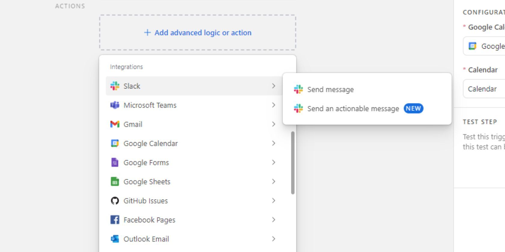 Скриншот доступных интеграций в Airtable