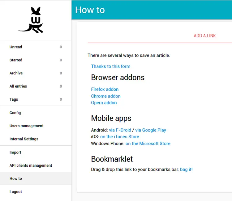 Как пользоваться Wallabag — инструкции и интеграции