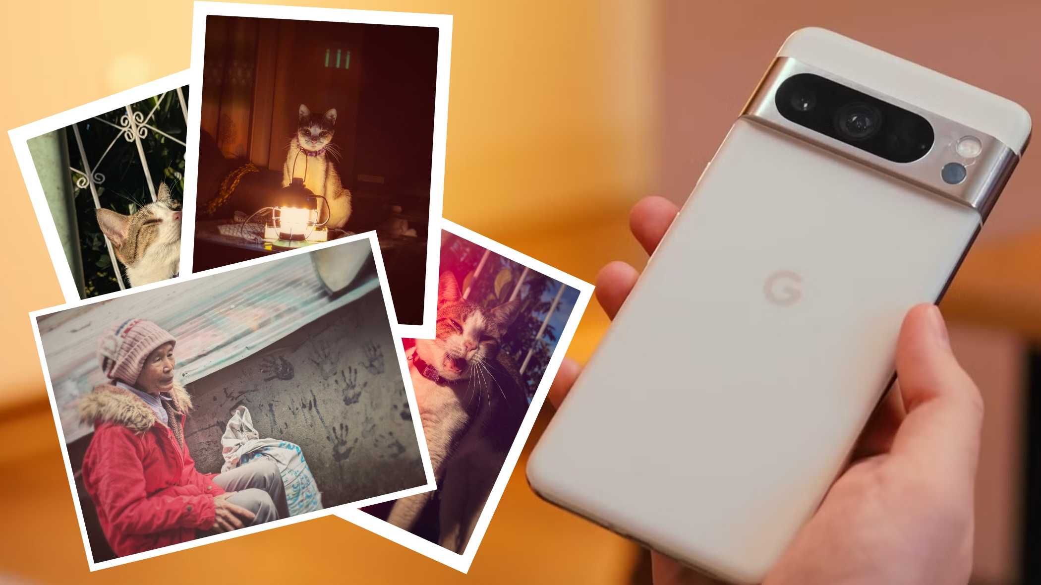 Рука держит смартфон Google Pixel